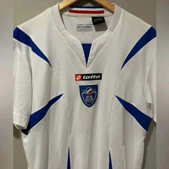 Vintage Lotto 2006 Serbia Away Football  Soccer Jersey - Picture 3 of 8